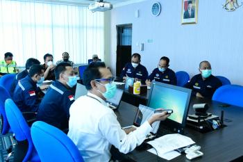 Dalam rangka pengawasan pendistribusian dan pemanfaatan gas bumi BPH Migas Kunjungi PT PGN Lampung